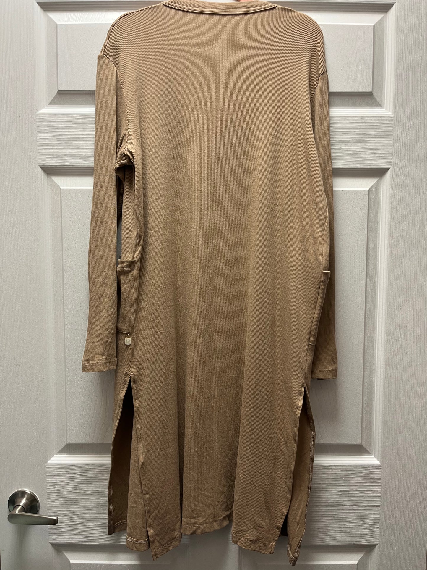 Jax & Lennon Tan Ribbed Duster Sz M/L