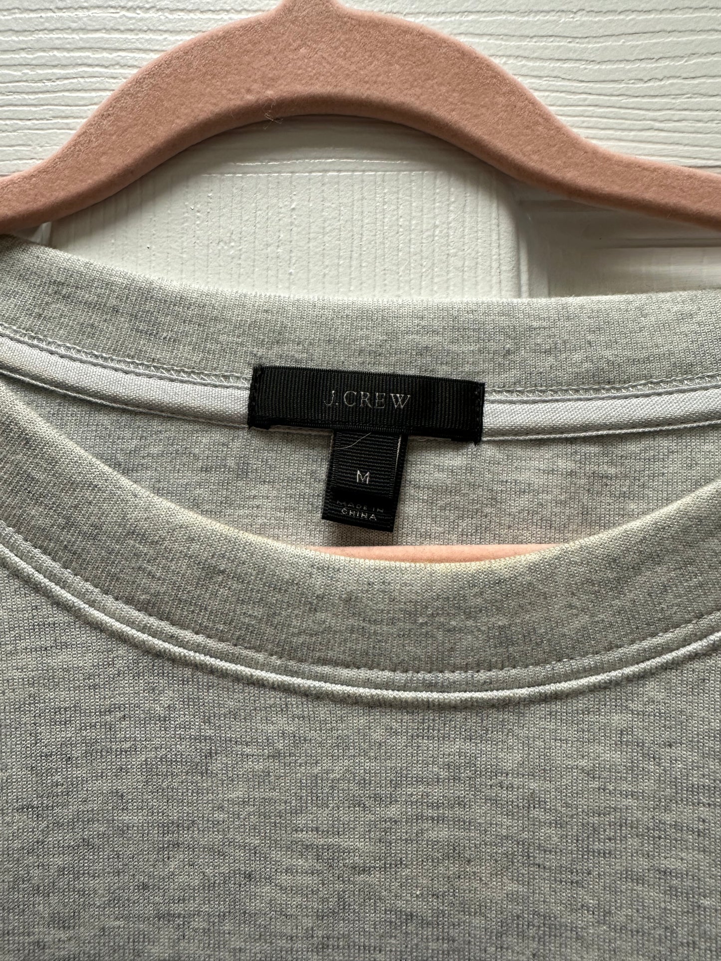 J. Crew Grey Sweatshirt w Sequins Sz M