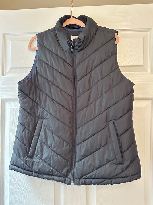 Gap Puff Vest Black Sz L