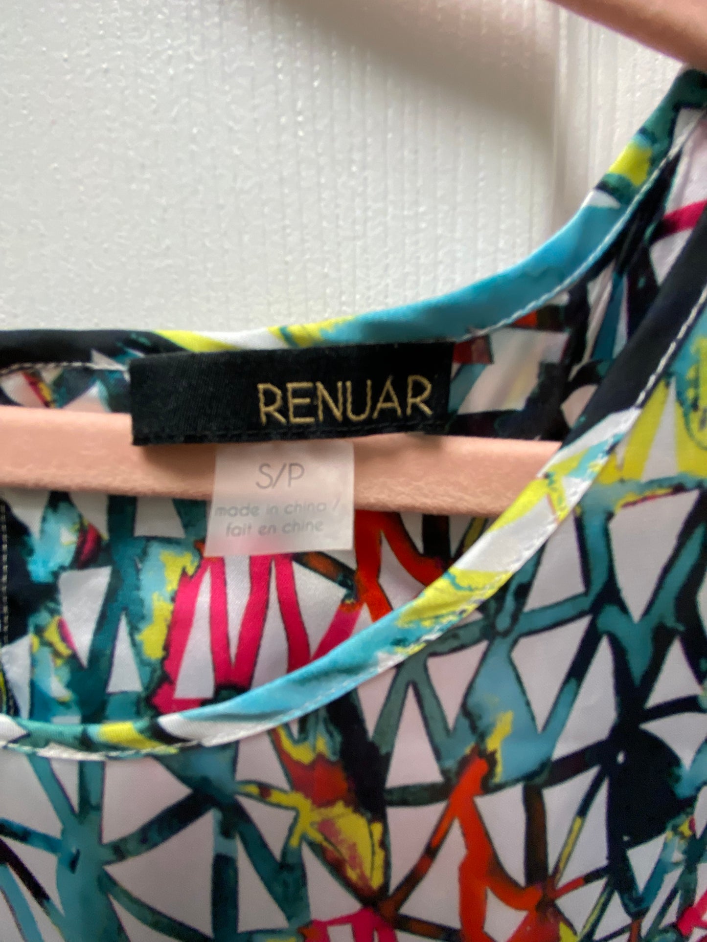 Renuar Abstract Blouse Sz S