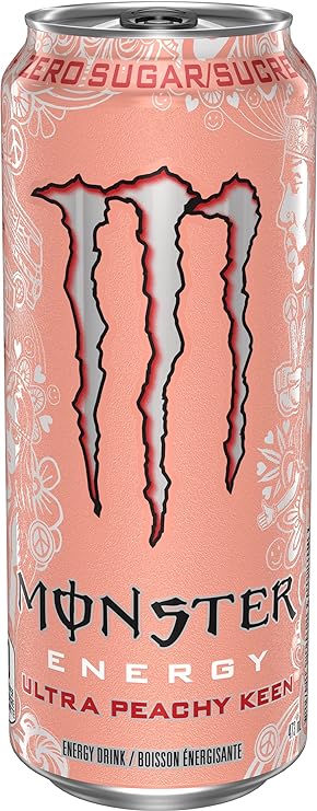 Monster Energy, Ultra Peachy Keen, 473mL Cans - IN STORE ONLY