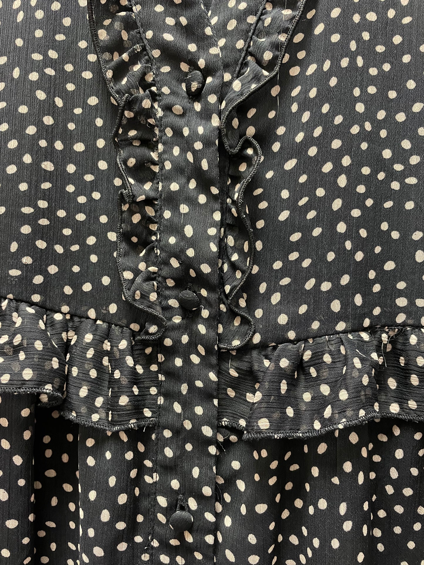 Zara Polka Dot Dress Sz M
