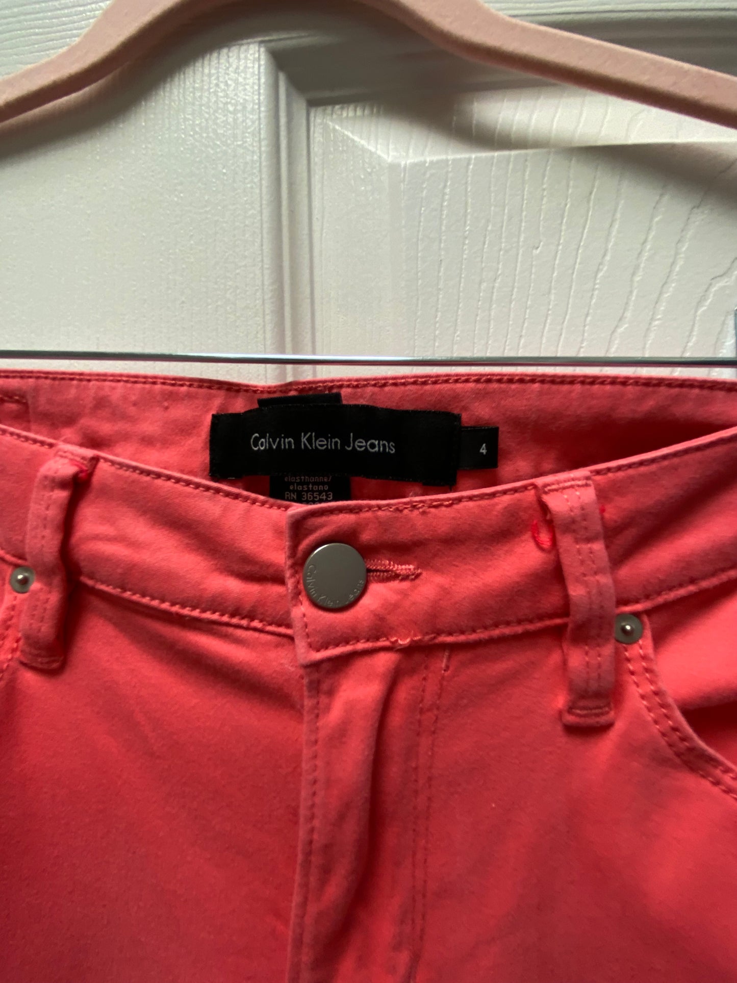 Calvin Klein Coral Pants Size 4