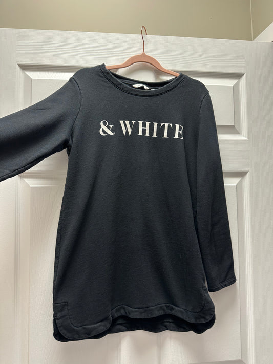 Reitman’s B&W Black Sweatshirt Sz L