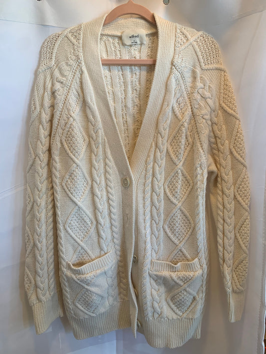 Wilfred Cable Knit Sweater Size Medium