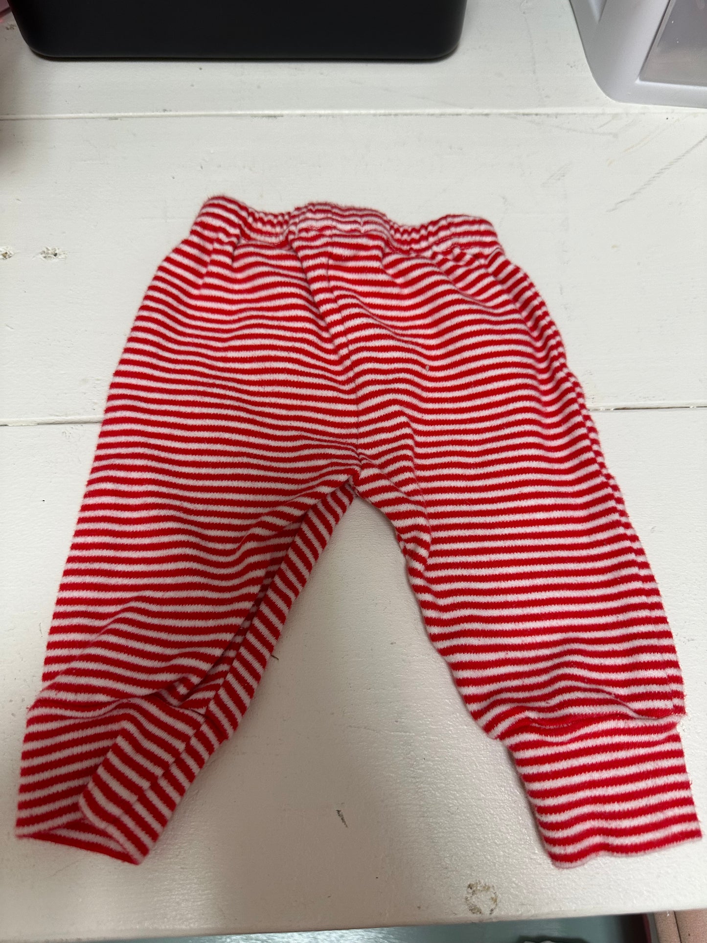 Baby Red Striped Pants