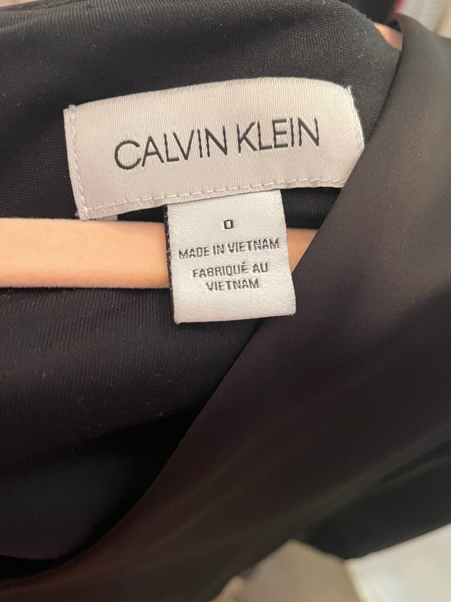 Calvin Klein Black Dress Size 0