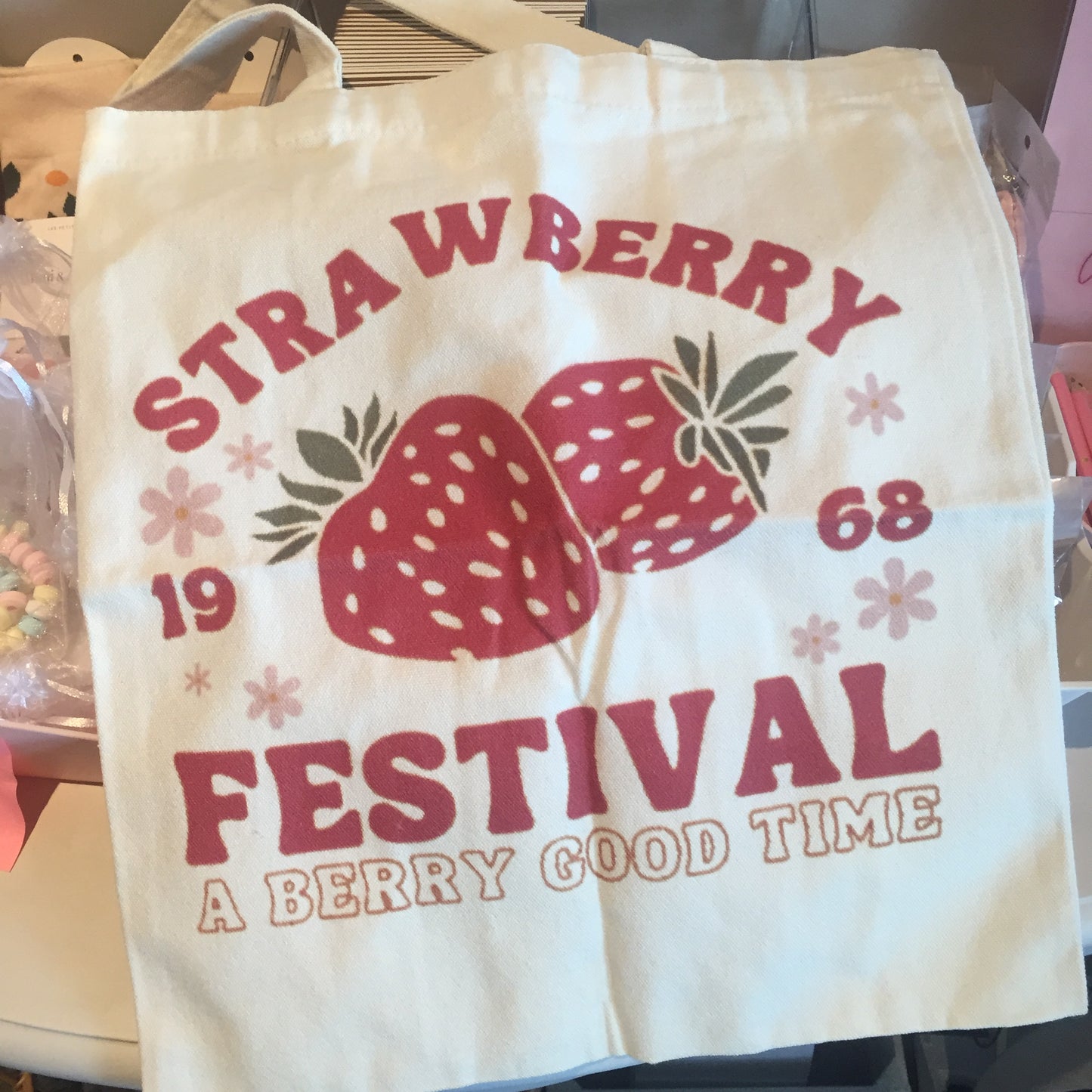 Strawberry Festival Tote Bag