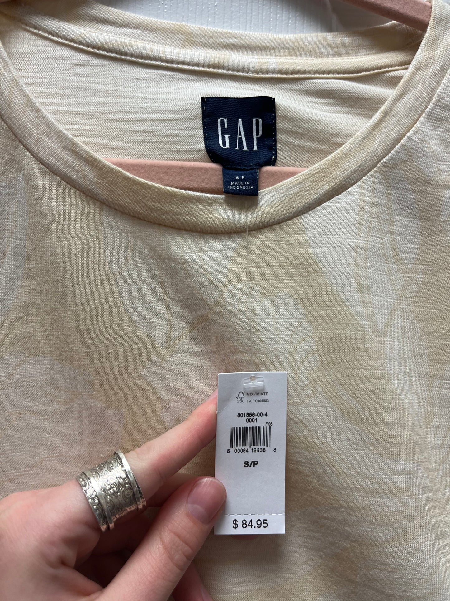 Gap Palm Print Dress Sz Small New