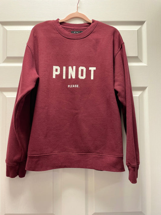 Brunette the Label Sweatshirt Pinot Please M/L