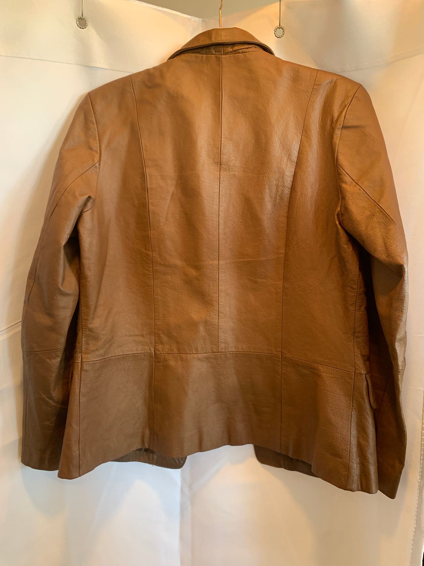 Chadwicks Vintage Leather Coat Sz 6P