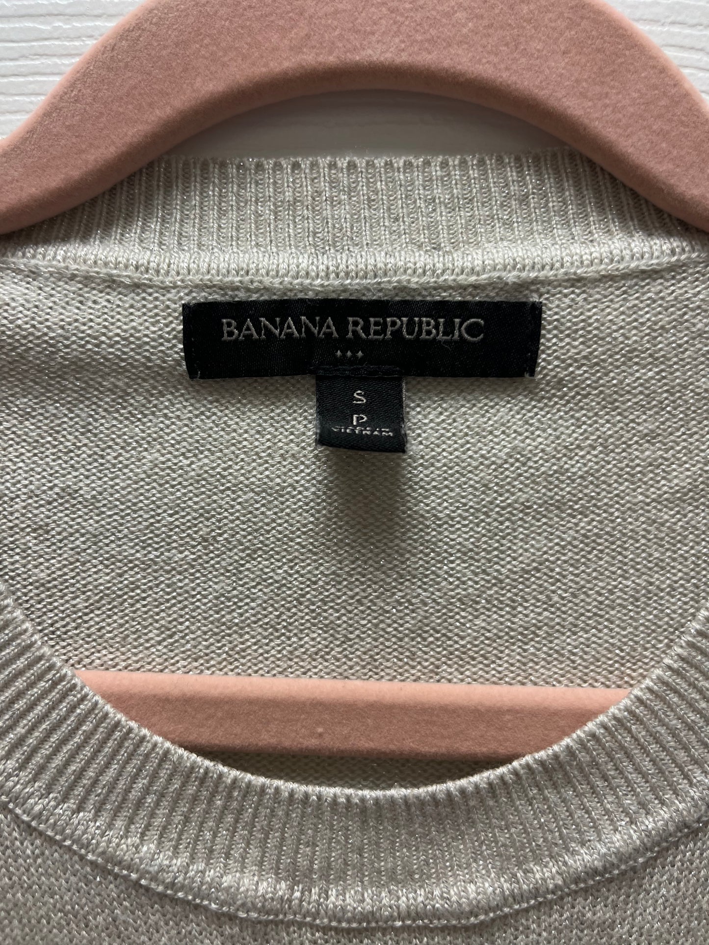 Banana Republic Champagne Shimmer Sweater Sz S