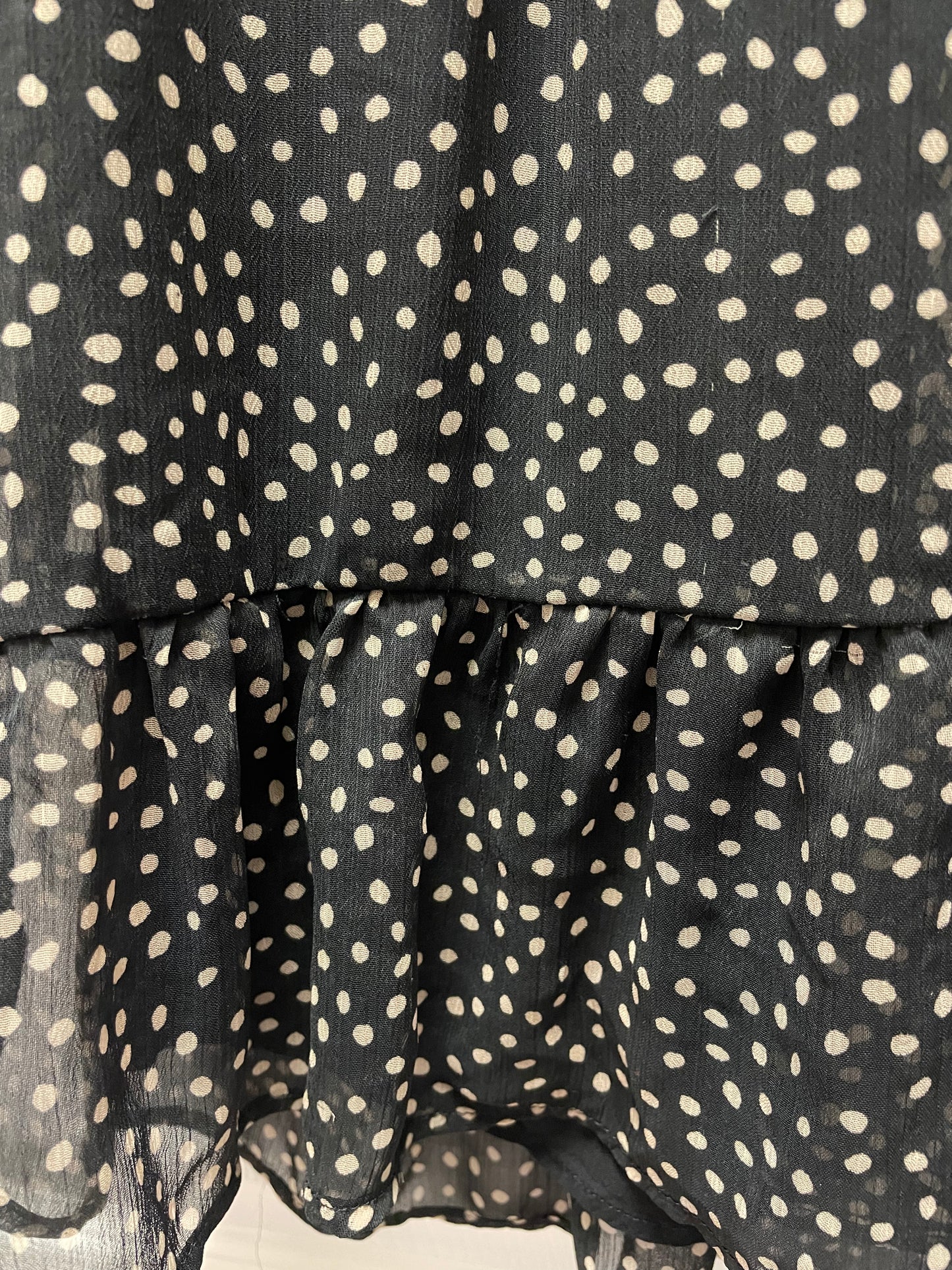 Zara Polka Dot Dress Sz M
