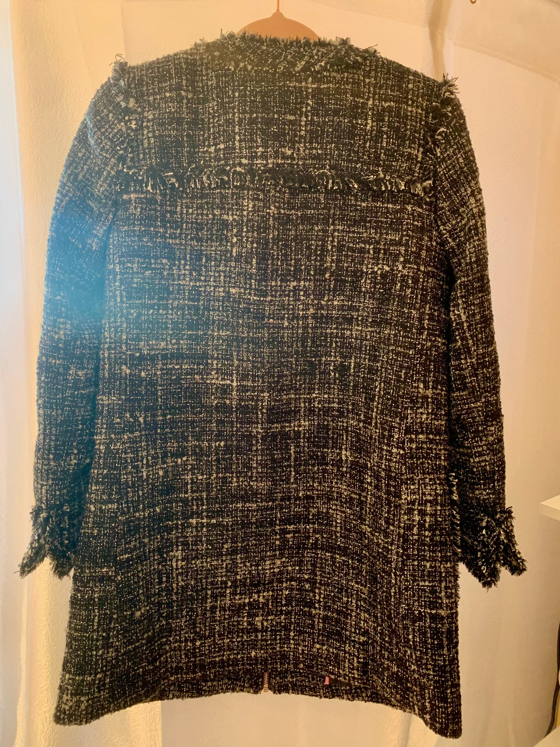 J.Crew Long Tweed Blazer Coat 