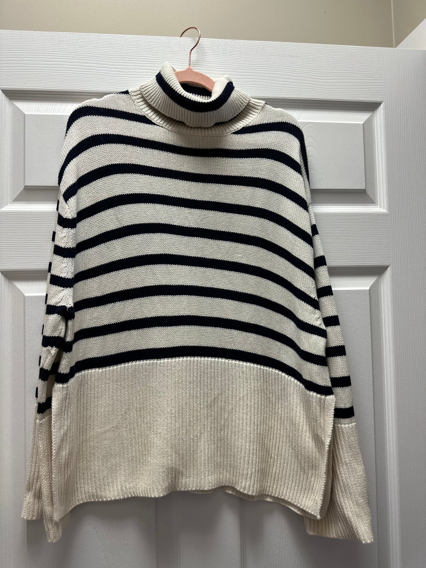 Gap Striped Turtleneck Sweater SZ XS