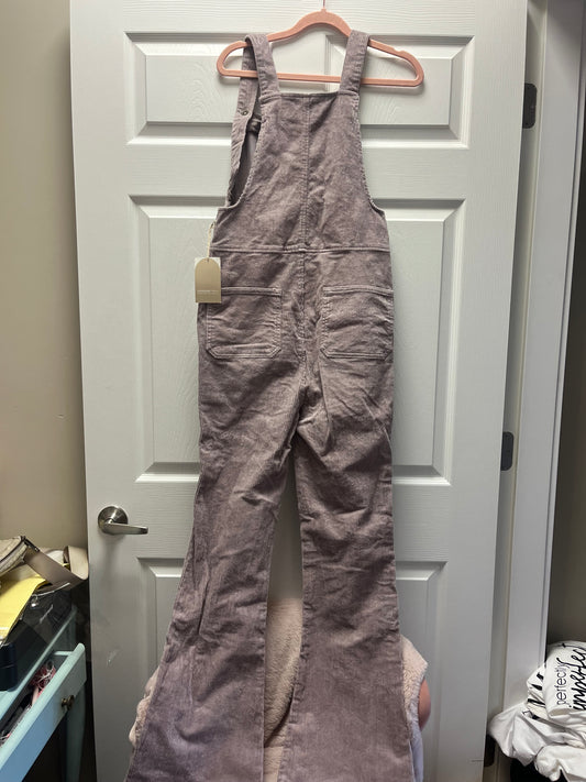 Jackson Rowe Lavender Cord Overalls Sz S NWT