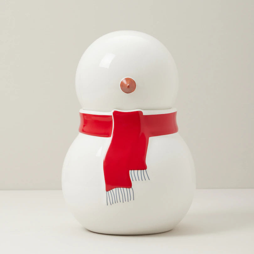 snowman christmas cookie jar