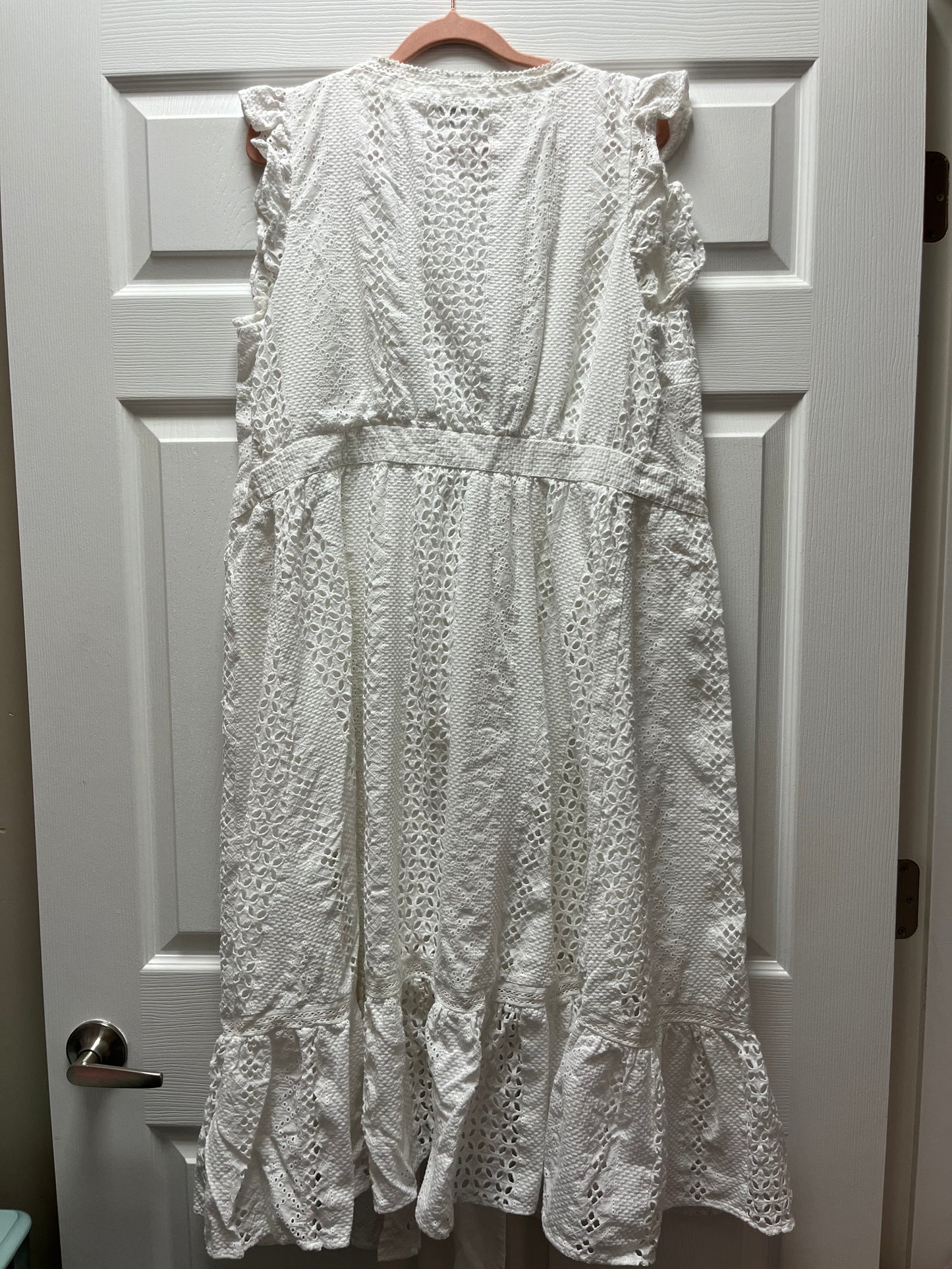 J. Crew Dress White Wrap Sz 12