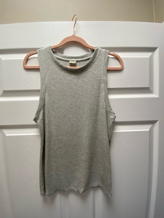 Wilfred Free Grey Ribbed Tank M