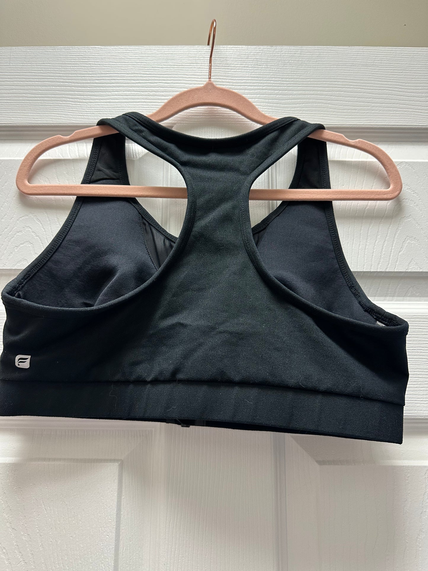 Fabletics Black Sports Bra Approx. Sz L