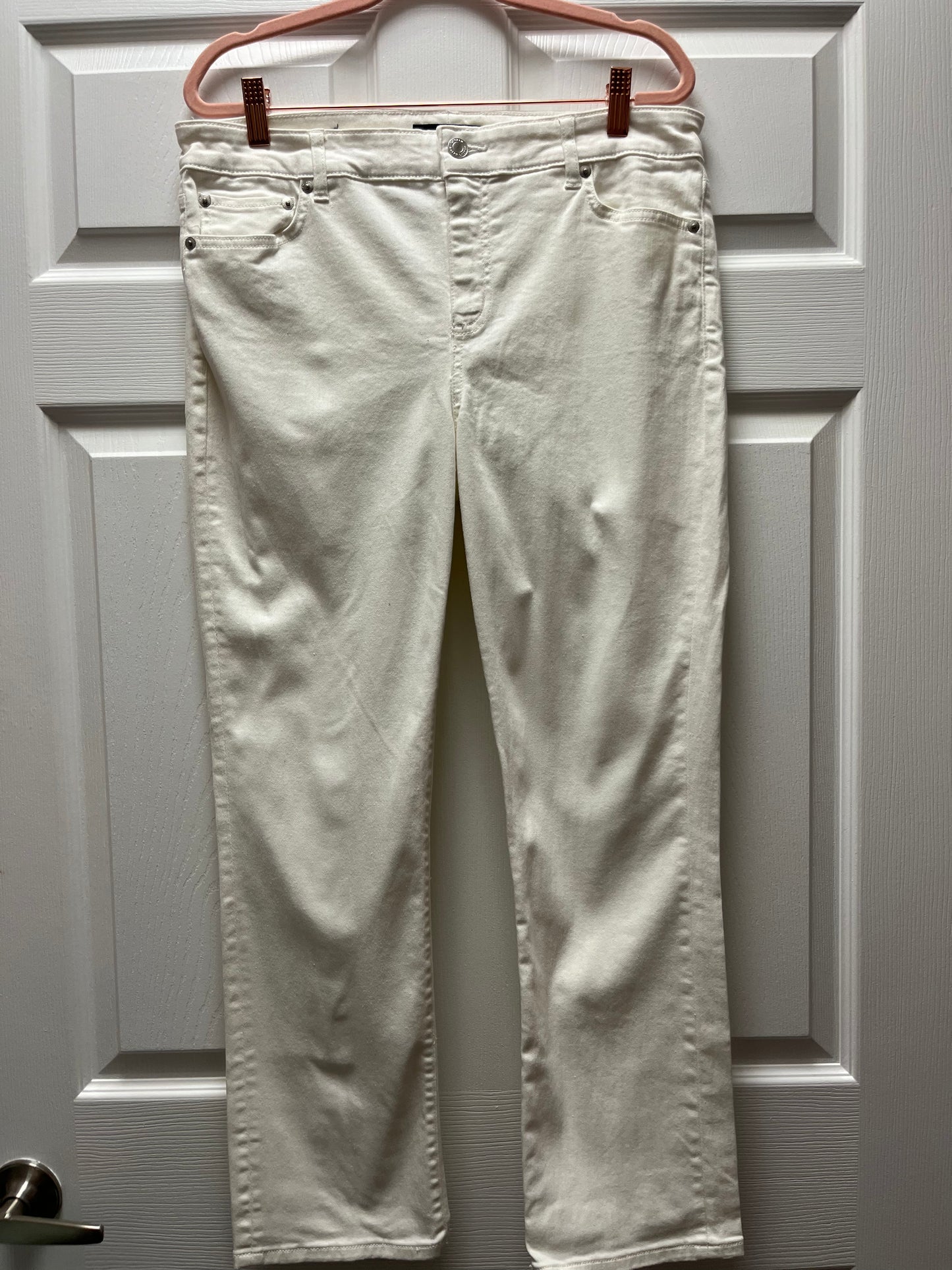 Ralph Lauren White Denim Sz 10