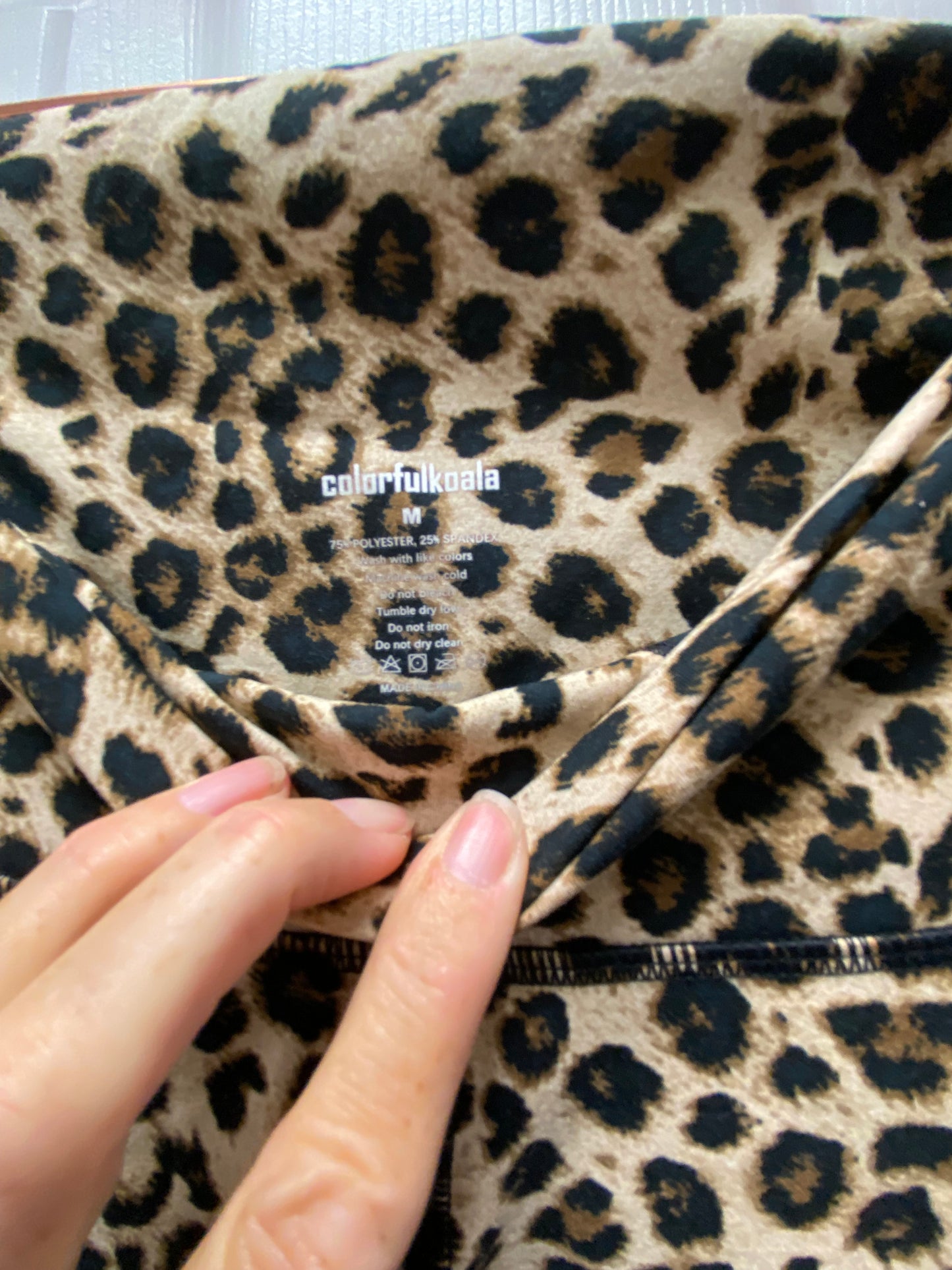 Leopard Leggings Sz M