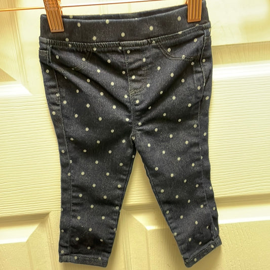 JOE FRESH Polka Dot Baby Pants 6-12M