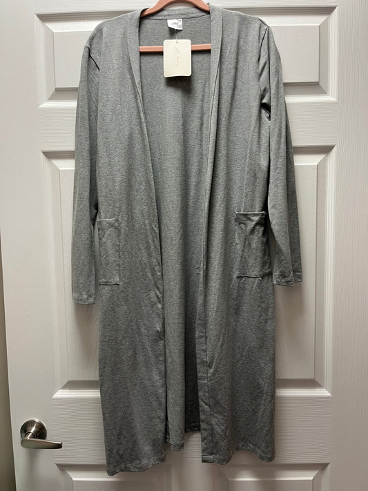 Jax & Lennon Long Grey Cardigan NWT Sz M/L