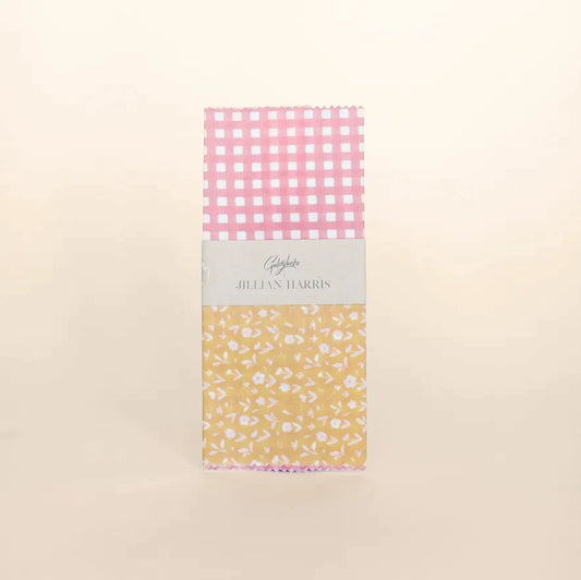 JILLIAN HARRIS X GOLDILOCKS BEESWAX WRAPS - SET OF 2