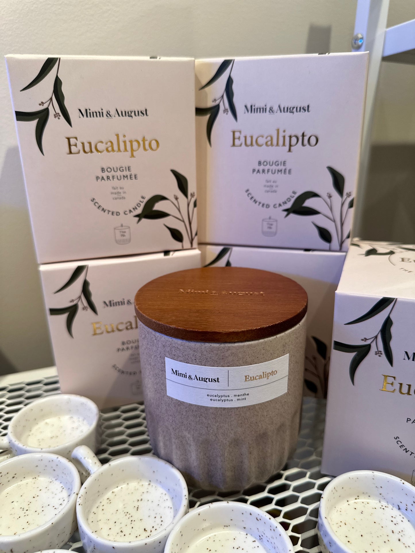 Eucalipto reusable candle