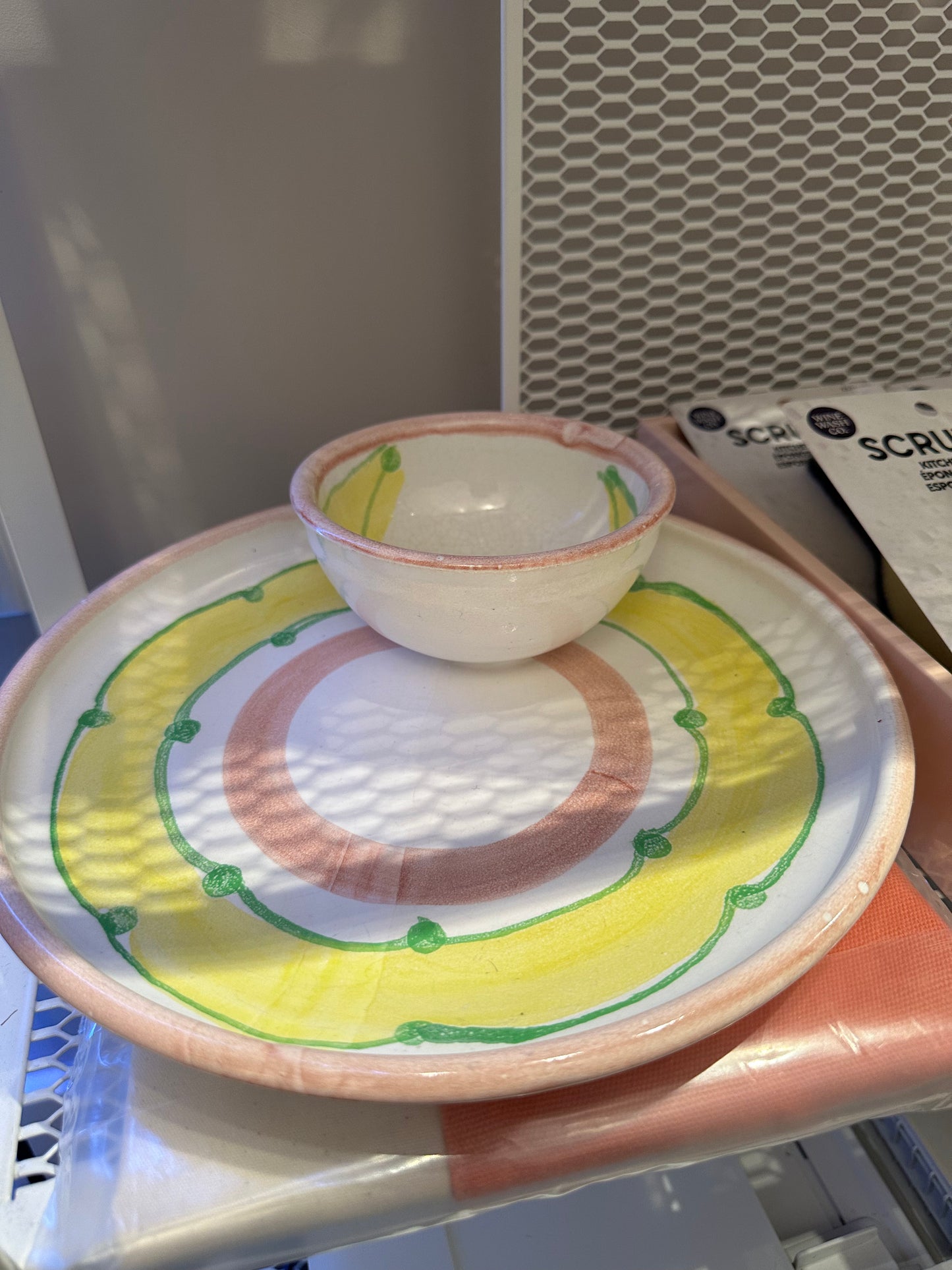 Chip/Veggie and Dip Platter - Handmade Ceramic