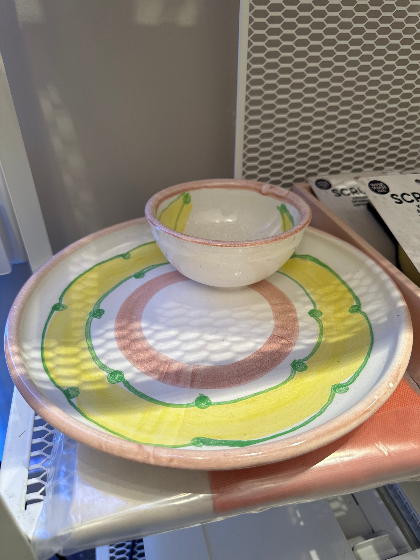 Chip/Veggie and Dip Platter - Handmade Ceramic