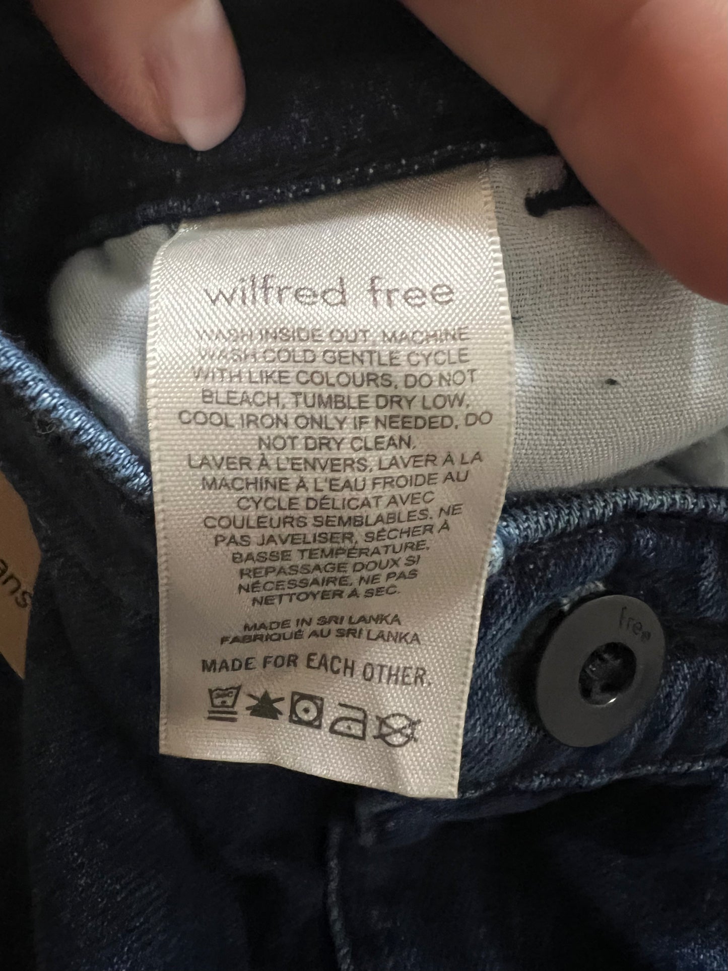 Wilfred Free CADES Jean in Colour Indigo Sz 12 BNWT