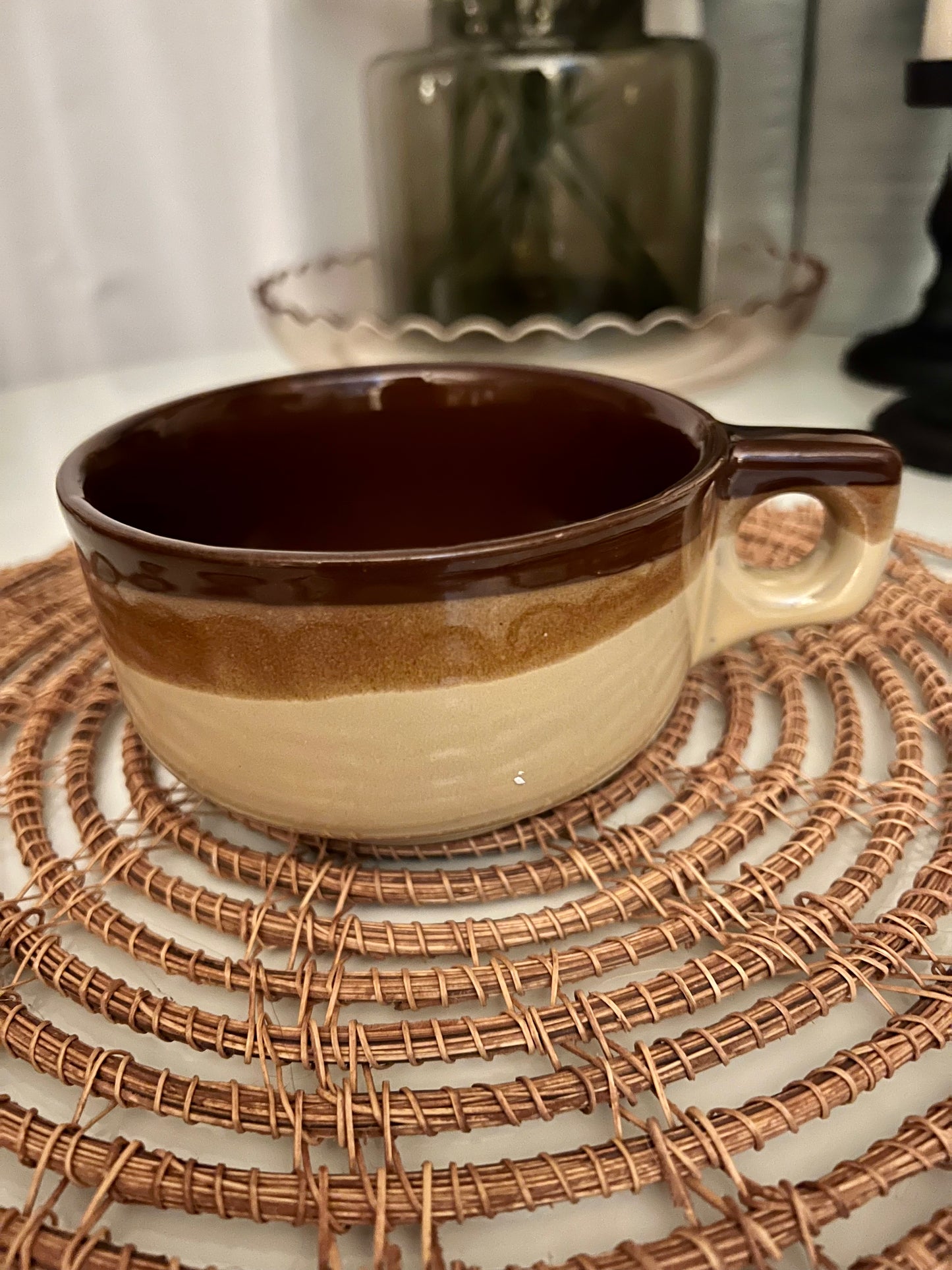 Ceramic Bowl with Handle