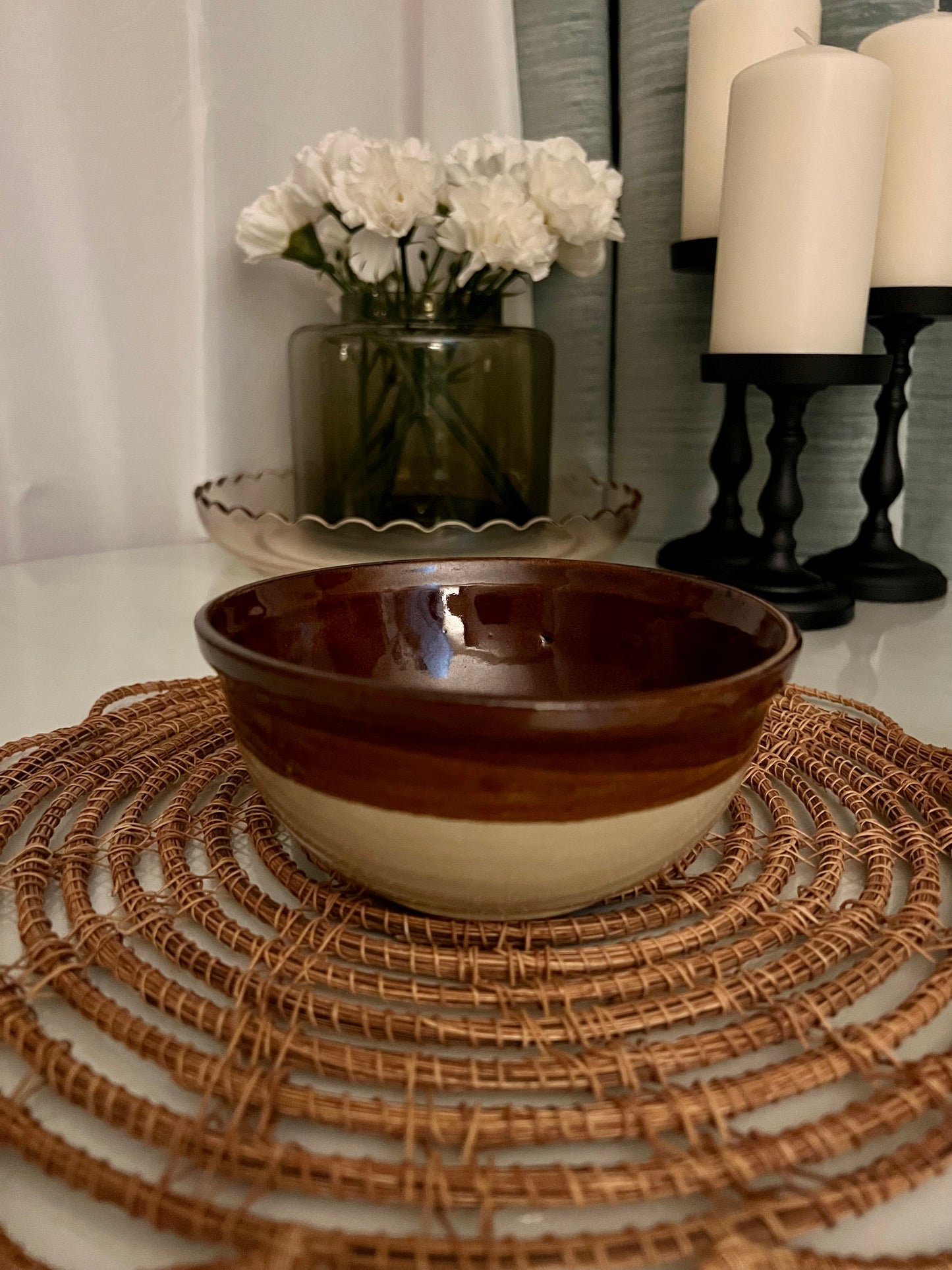 Ceramic Bowls in Shades of Brown