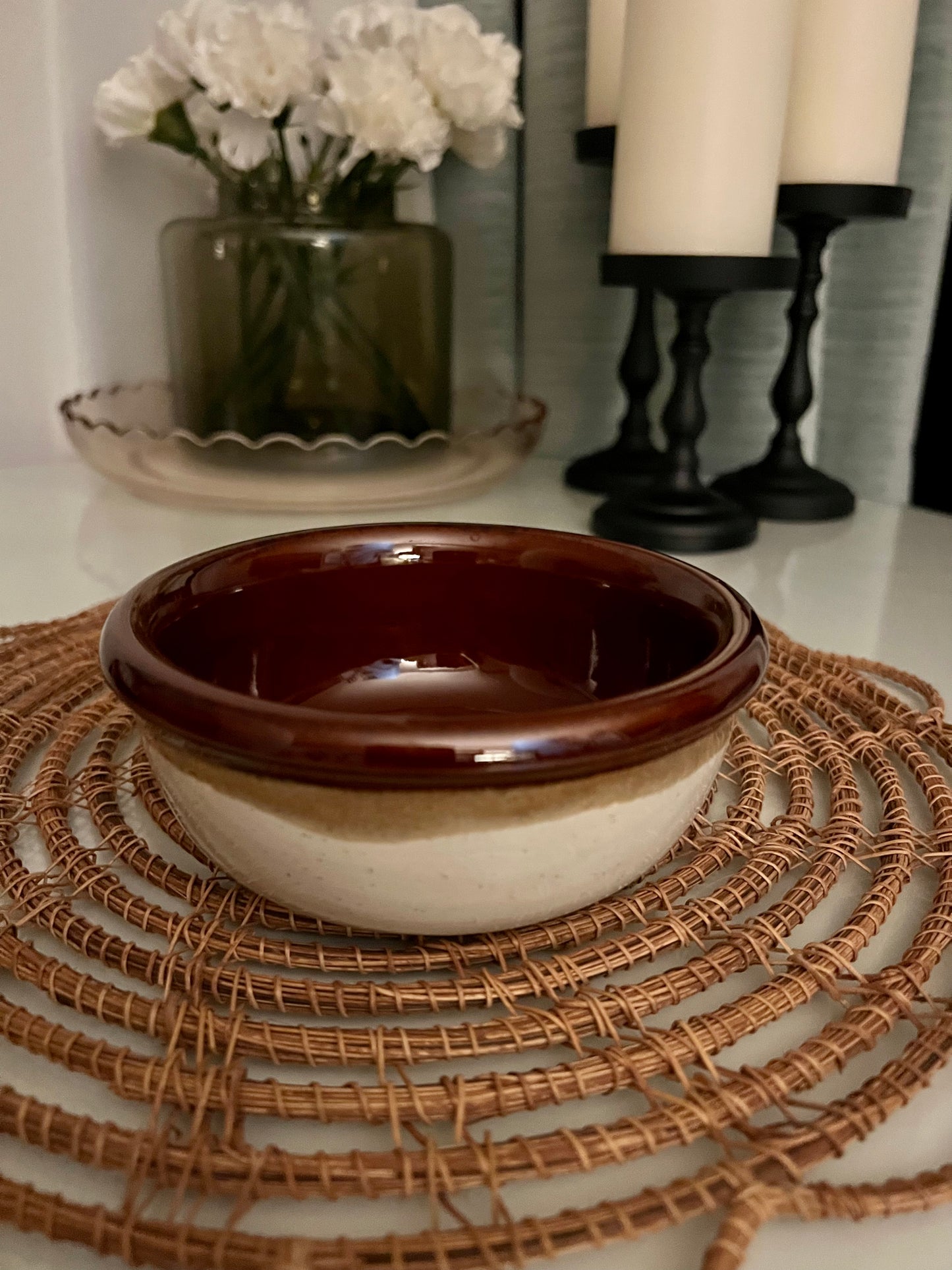 Ceramic Bowls in Shades of Brown