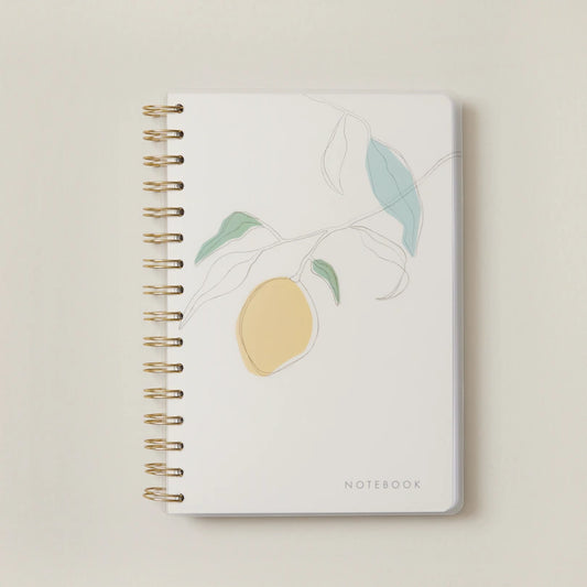 A5 Polypro Notebook, Lemon