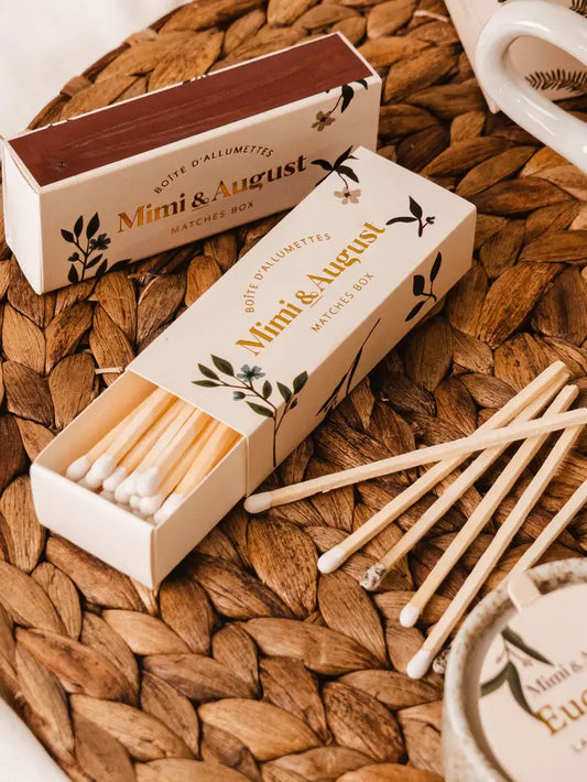 Mimi Floral Matchbox showing 30 Sticks