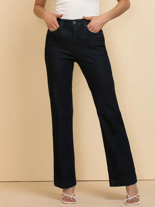 Ricki's Dark Blue Denim LRJ Stretch Trousers