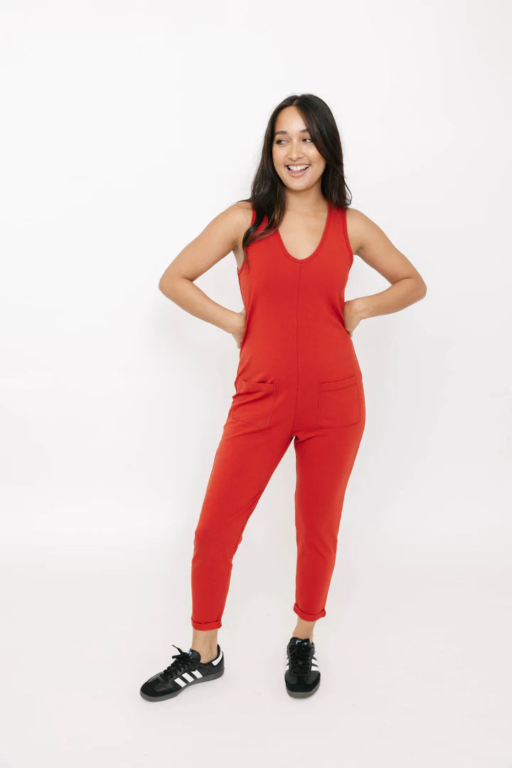 Saturday Romper in Bella Brick - VARIOUS SIZES