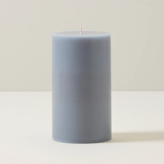 Pillar Candle - 4" X 7"  - BLUESTONE