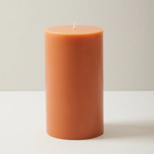 Pillar Candle - 4" X 7"  - Terracotta