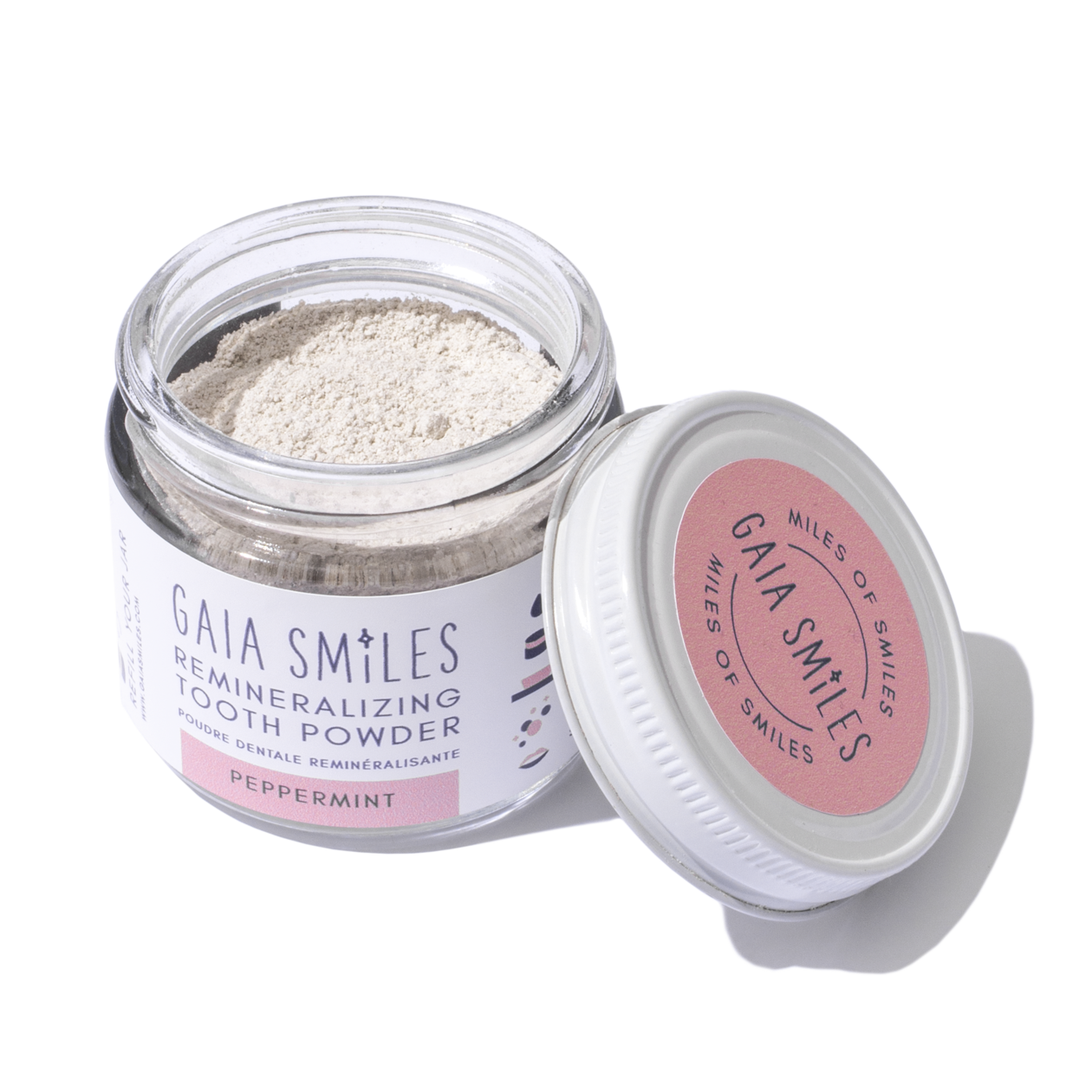 Gaia smiles peppermint tooth powder