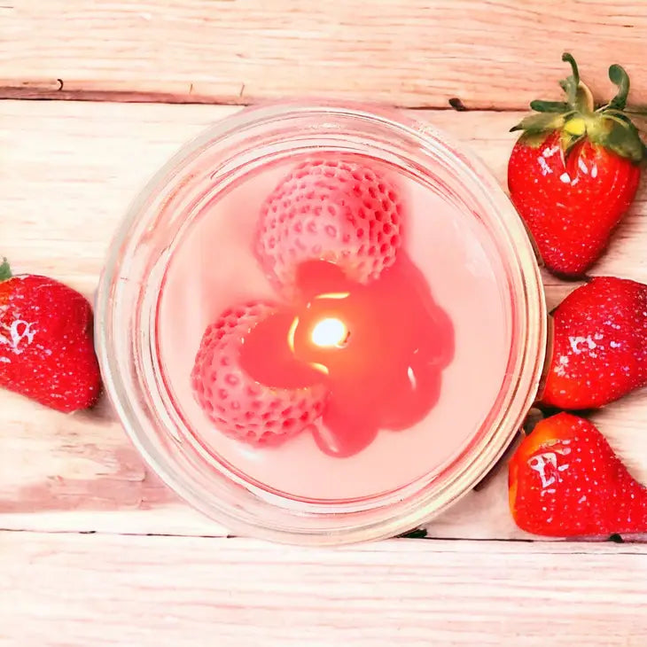 Strawberry Champagne - Handmade Soy Candle | 6 ounce