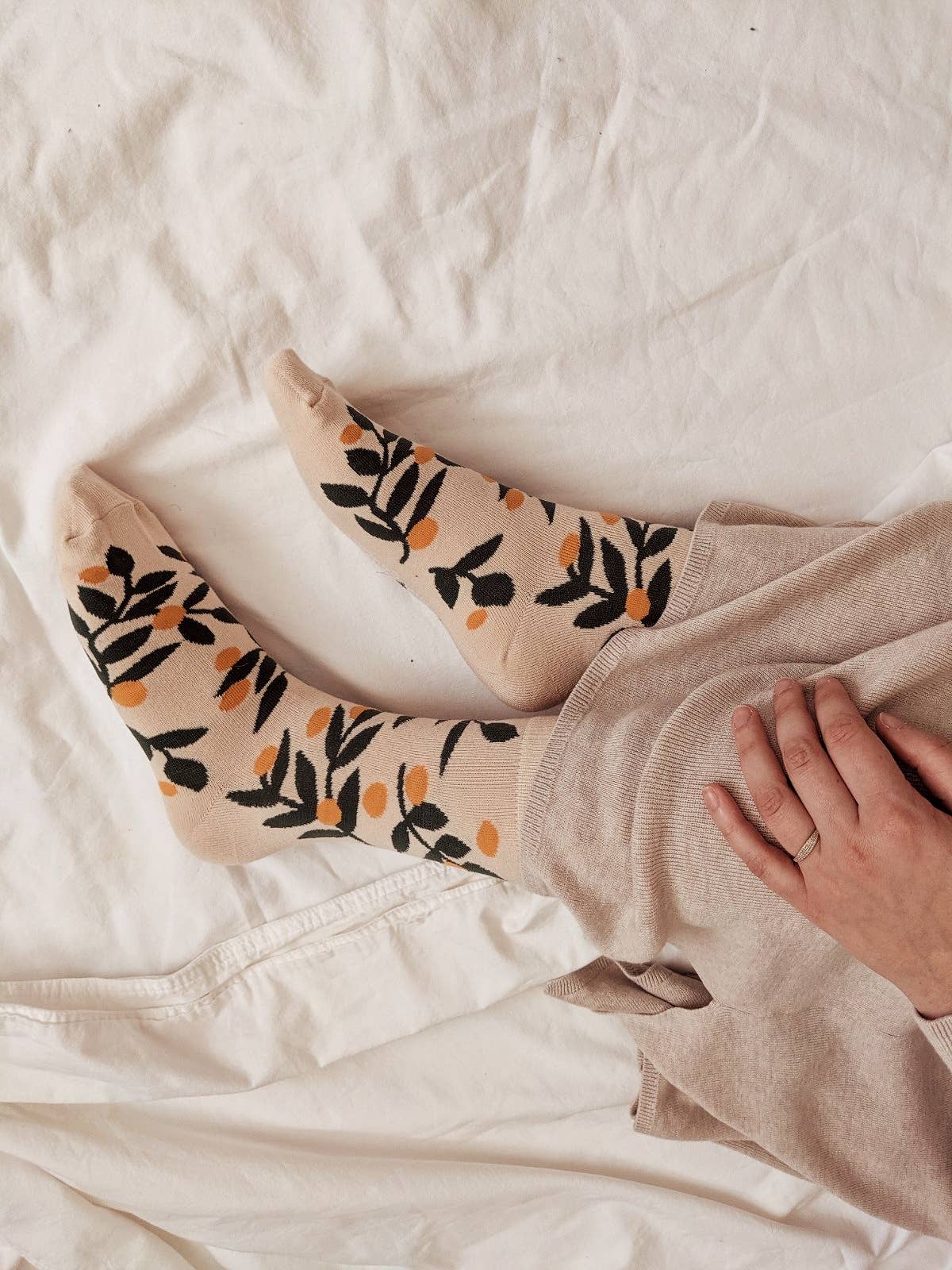 Mandarin cotton socks