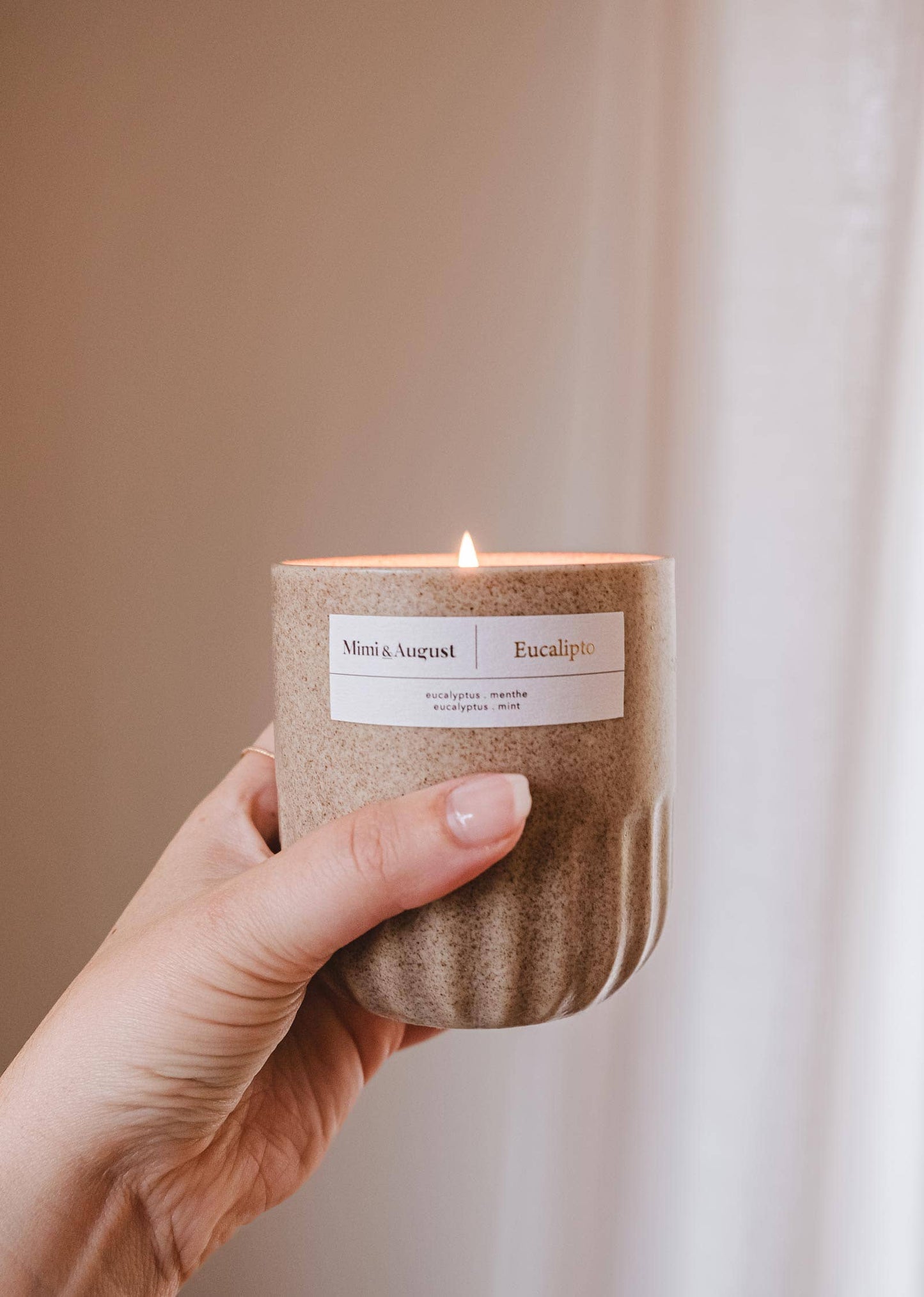 Eucalipto reusable candle