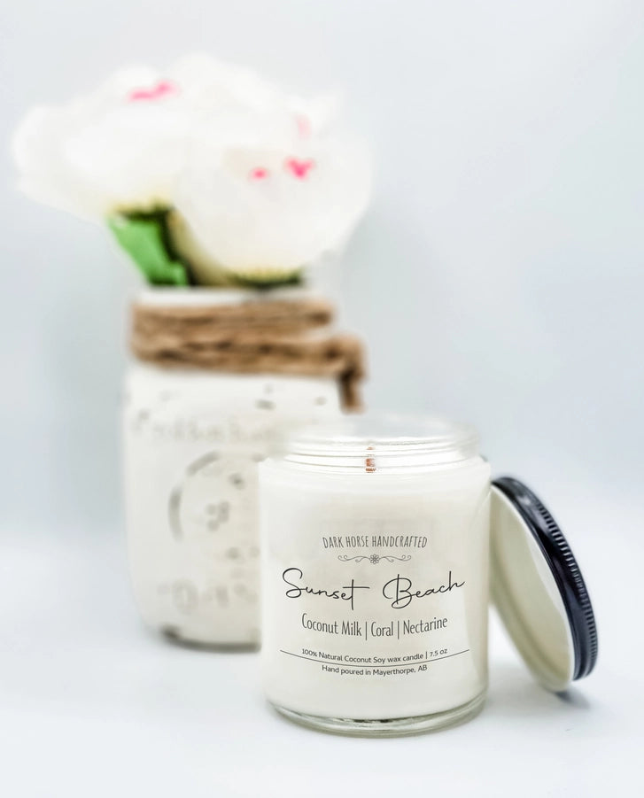 Sunset Beach - 100% Natural Coconut Soy Wax Candle