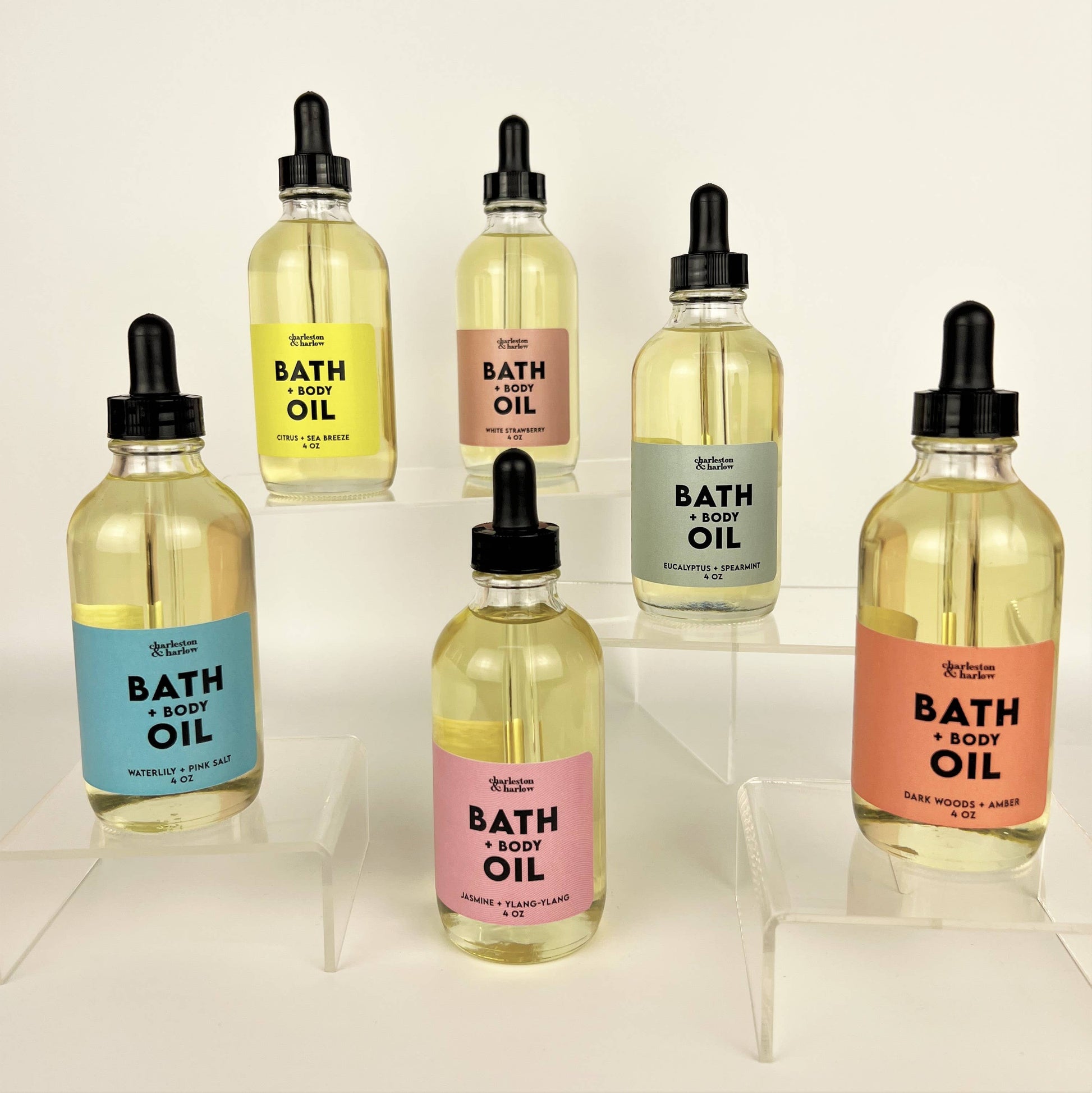 Collection of Charleston & Harlow Bath and Body Oils