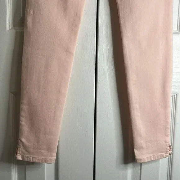 JOE’S “THE CHARLIE” HIGH RISE SKINNY ANKLE PINK JEANS SIZE 25