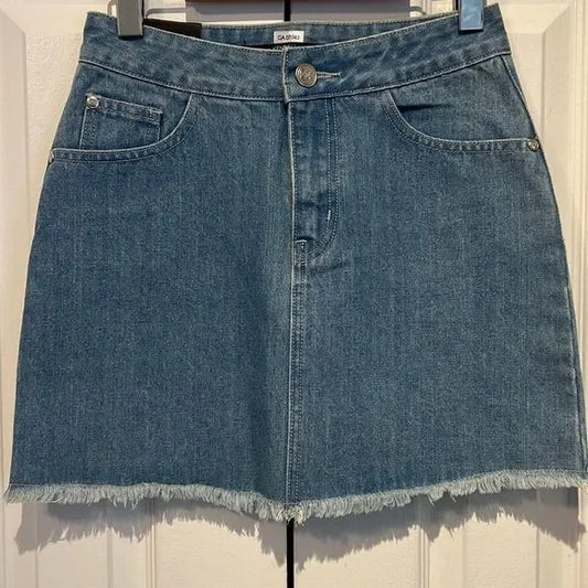 Kendall and Kylie Denim Mini Skirt
